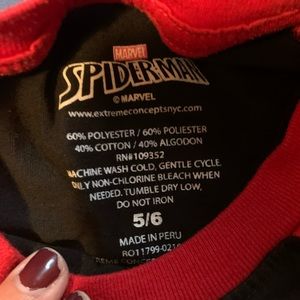 Marvel Shirts & Tops - Spider man boys T-shirt 5/6 Marvel Shirts & Tops - Spider man boys T-shirt 5/6